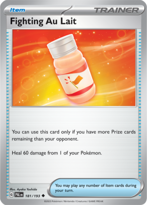 Pokémon TCG Fighting Au Lait – PAL 181/193 Uncommon Reverse Holofoil – EN