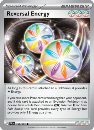 Pokémon TCG Reversal Energy – PAL 192/193 Uncommon Reverse Holofoil – EN