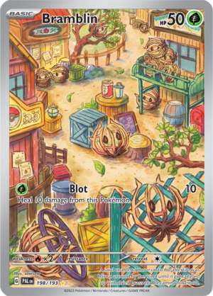 Pokémon TCG Bramblin – PAL 198/193 Illustration Rare Holo – EN