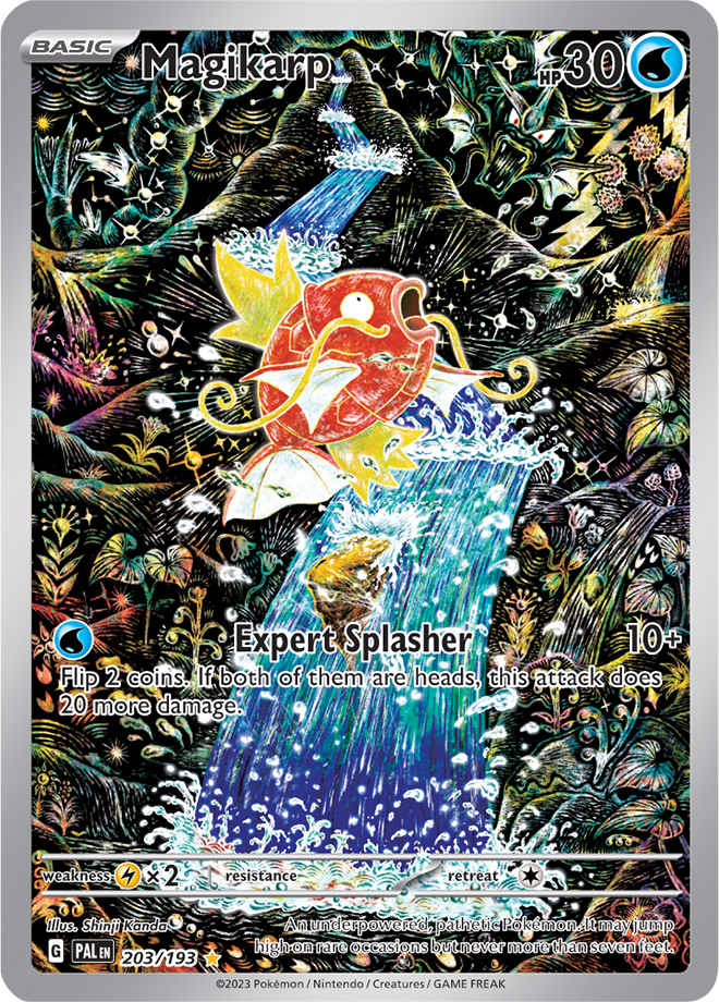 Pokémon TCG Magikarp – PAL 203/193 Illustration Rare Holo – EN