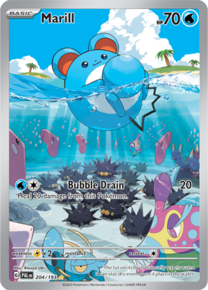 Pokémon TCG Marill – PAL 204/193 Illustration Rare Holo – EN