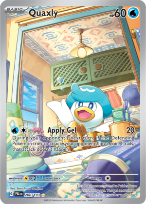 Pokémon TCG Quaxly – PAL 206/193 Illustration Rare Holo – EN
