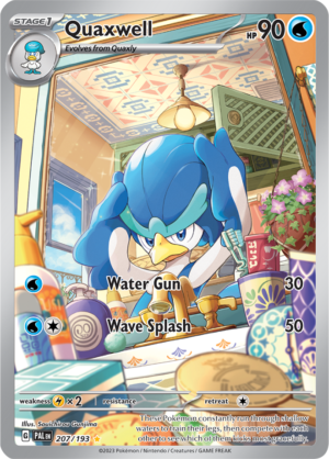Pokémon TCG Quaxwell – PAL 207/193 Illustration Rare Holo – EN