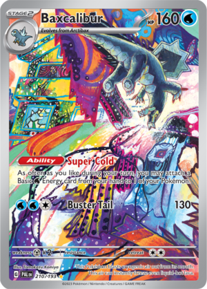 Pokémon TCG Baxcalibur – PAL 210/193 Illustration Rare Holo – EN