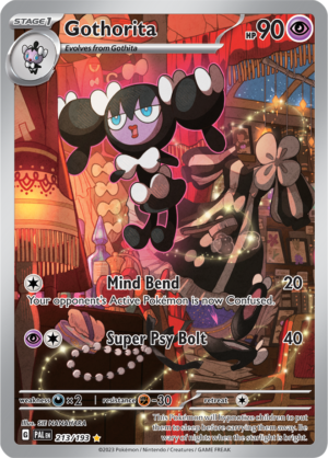 Pokémon TCG Gothorita – PAL 213/193 Illustration Rare Holo – EN