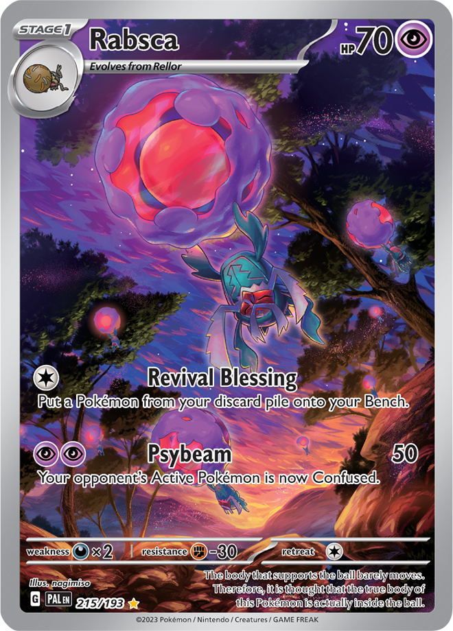Pokémon TCG Rabsca – PAL 215/193 Illustration Rare Holo – EN