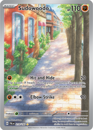 Pokémon TCG Sudowoodo – PAL 219/193 Illustration Rare Holo – EN