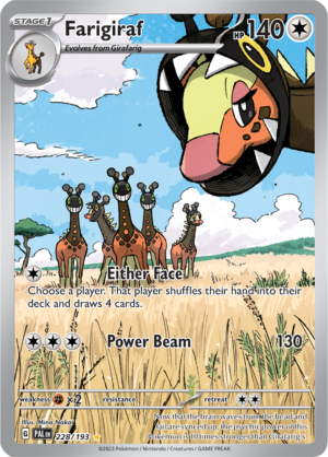 Pokémon TCG Farigiraf – PAL 228/193 Illustration Rare Holo – EN