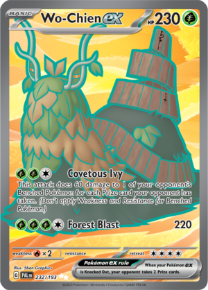 Pokémon TCG Wo-Chien ex – PAL 232/193 Ultra Rare Holo – EN