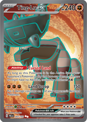 Pokémon TCG Ting-Lu ex – PAL 243/193 Ultra Rare Holo – EN