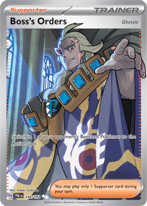 Pokémon TCG Boss's Orders [Ghetsis] – PAL 248/193 Ultra Rare Holo – EN