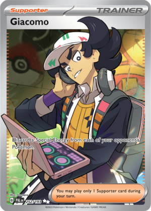 Pokémon TCG Giacomo – PAL 252/193 Ultra Rare Holo – EN