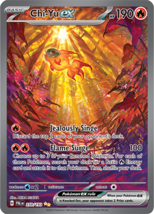 Pokémon TCG Chi-Yu ex – PAL 259/193 Special Illustration Rare Holo – EN