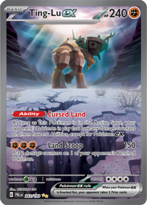 Pokémon TCG Ting-Lu ex – PAL 263/193 Special Illustration Rare Holo – EN