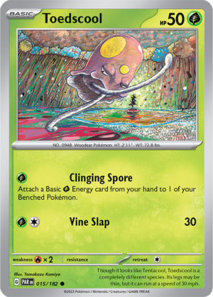 Pokémon TCG Toedscool – PAR 015/182 Common Regular – EN