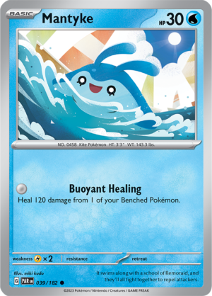 Pokémon TCG Mantyke – PAR 039/182 Common Regular – EN