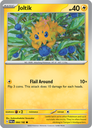 Pokémon TCG Joltik – PAR 064/182 Common Reverse Holofoil – EN