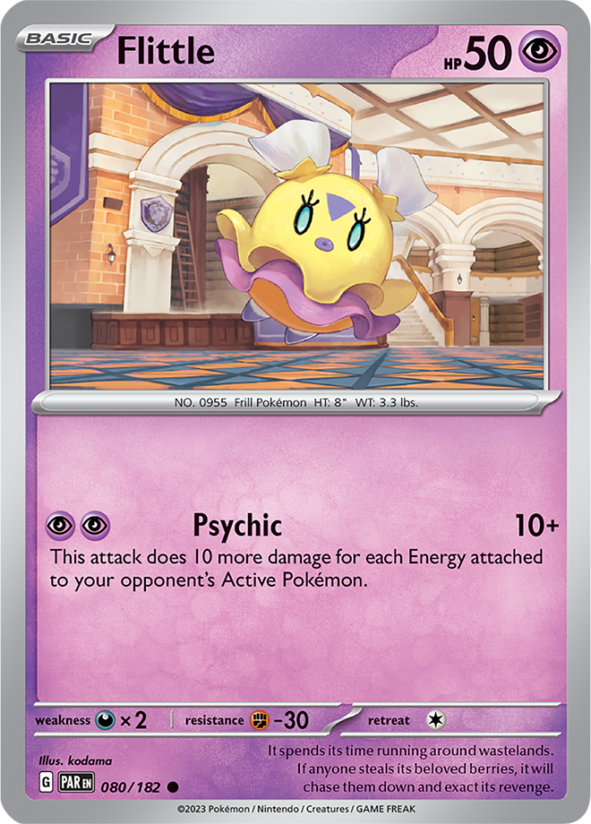 Pokémon TCG Flittle – PAR 080/182 Common Regular – EN