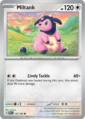 Pokémon TCG Miltank – PAR 147/182 Common Reverse Holofoil – EN