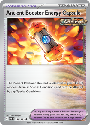 Pokémon TCG Ancient Booster Energy Capsule – PAR 159/182 Uncommon Reverse Holofoil – EN