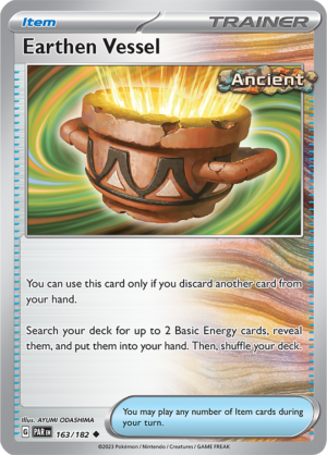 Pokémon TCG Earthen Vessel – PAR 163/182 Uncommon Reverse Holofoil – EN