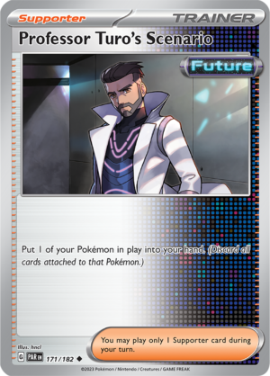 Pokémon TCG Professor Turo's Scenario – PAR 171/182 Uncommon Reverse Holofoil – EN