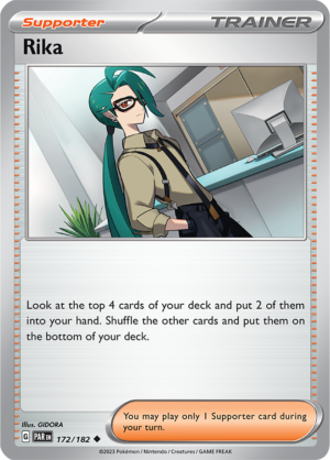 Pokémon TCG Rika – PAR 172/182 Uncommon Reverse Holofoil – EN