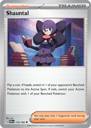 Pokémon TCG Shauntal – PAR 174/182 Uncommon Reverse Holofoil – EN