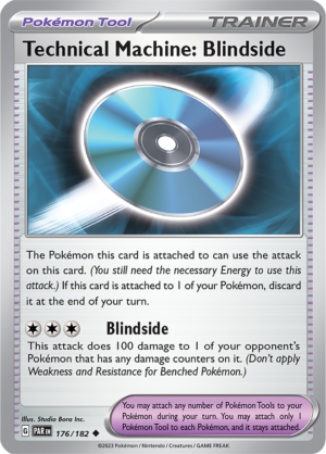Pokémon TCG Technical Machine: Blindside – PAR 176/182 Uncommon Reverse Holofoil – EN
