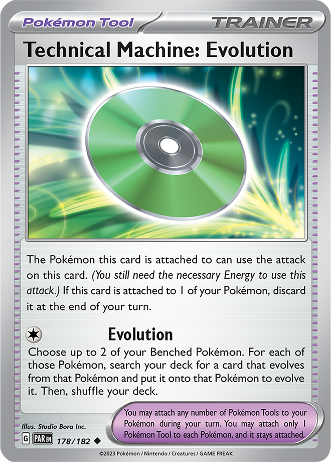Pokémon TCG Technical Machine: Evolution – PAR 178/182 Uncommon Regular – EN