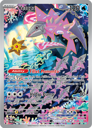 Pokémon TCG Veluza – PAR 192/182 Illustration Rare Holo – EN