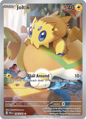 Pokémon TCG Joltik – PAR 196/182 Illustration Rare Holo – EN