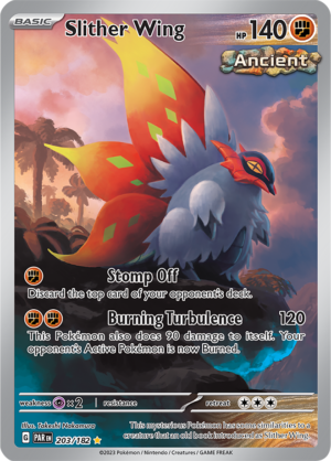 Pokémon TCG Slither Wing – PAR 203/182 Illustration Rare Holo – EN