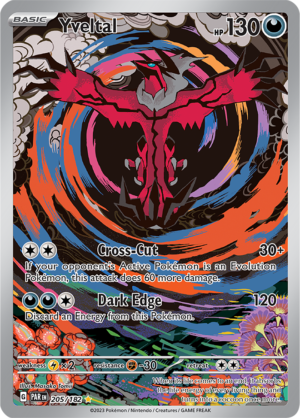Pokémon TCG Yveltal – PAR 205/182 Illustration Rare Holo – EN