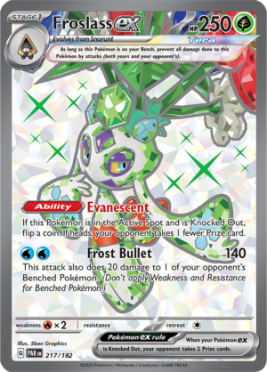 Pokémon TCG Froslass ex – PAR 217/182 Ultra Rare Holo – EN