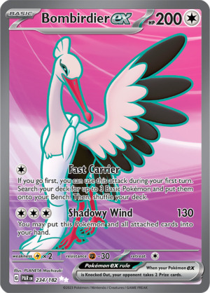 Pokémon TCG Bombirdier ex – PAR 234/182 Ultra Rare Holo – EN