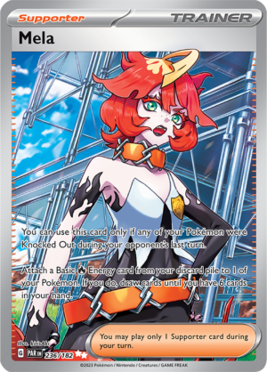 Pokémon TCG Mela – PAR 236/182 Ultra Rare Holo – EN