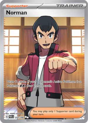 Pokémon TCG Norman – PAR 237/182 Ultra Rare Holo – EN