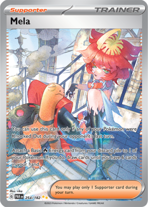 Pokémon TCG Mela – PAR 254/182 Special Illustration Rare Holo – EN