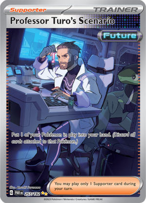 Pokémon TCG Professor Turo's Scenario – PAR 257/182 Special Illustration Rare Holo – EN