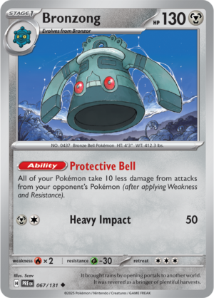 Pokémon TCG Bronzong – PRE 067/131 Uncommon Regular – EN