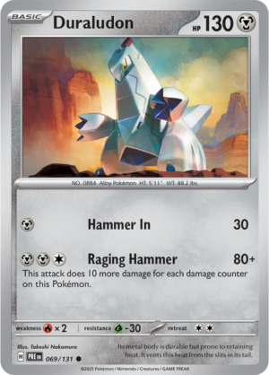 Pokémon TCG Duraludon – PRE 069/131 Common Regular – EN