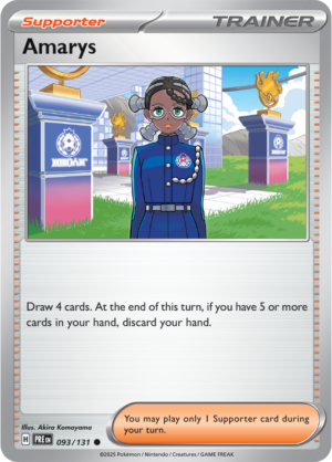 Pokémon TCG Amarys – PRE 093/131 Common Regular – EN