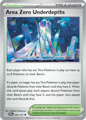 Pokémon TCG Area Zero Underdepths – PRE 094/131 Uncommon Regular – EN