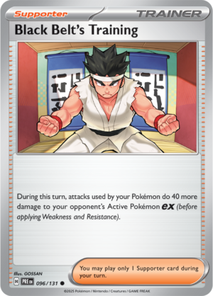 Pokémon TCG Black Belt's Training – PRE 096/131 Common Regular – EN