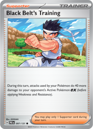 Pokémon TCG Black Belt's Training – PRE 097/131 Common Regular – EN