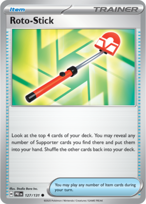 Pokémon TCG Roto-Stick – PRE 127/131 Common Reverse Holofoil – EN