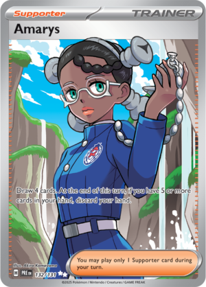 Pokémon TCG Amarys – PRE 132/131 Ultra Rare Holo – EN