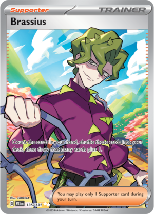 Pokémon TCG Brassius – PRE 135/131 Ultra Rare Holo – EN