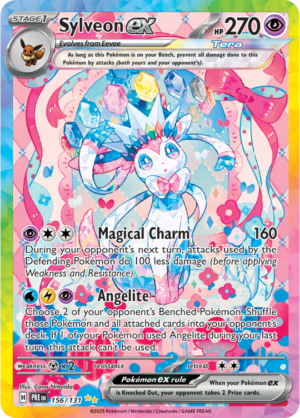 Pokémon TCG Sylveon ex – PRE 156/131 Special Illustration Rare Holo – EN